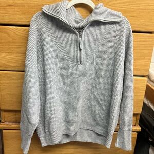 Aerie quarter-zip sweater